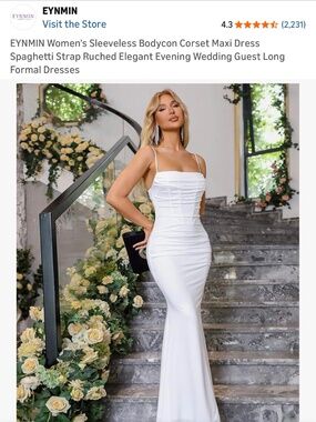 Formal White Dress